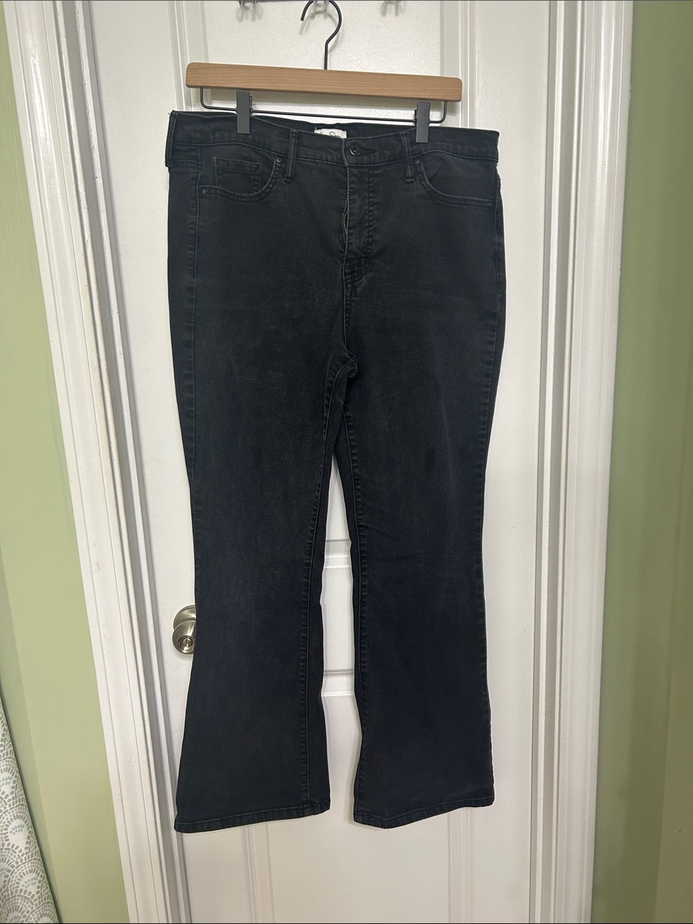 Jessica Simpson Black Flare Jeans - Classic Dark Wash